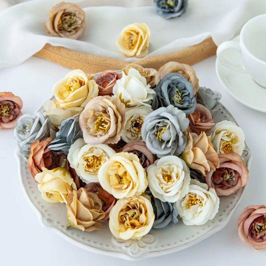 5/10pcs Silk Artificialflower  - огляд і ціна Wedding Favor Box