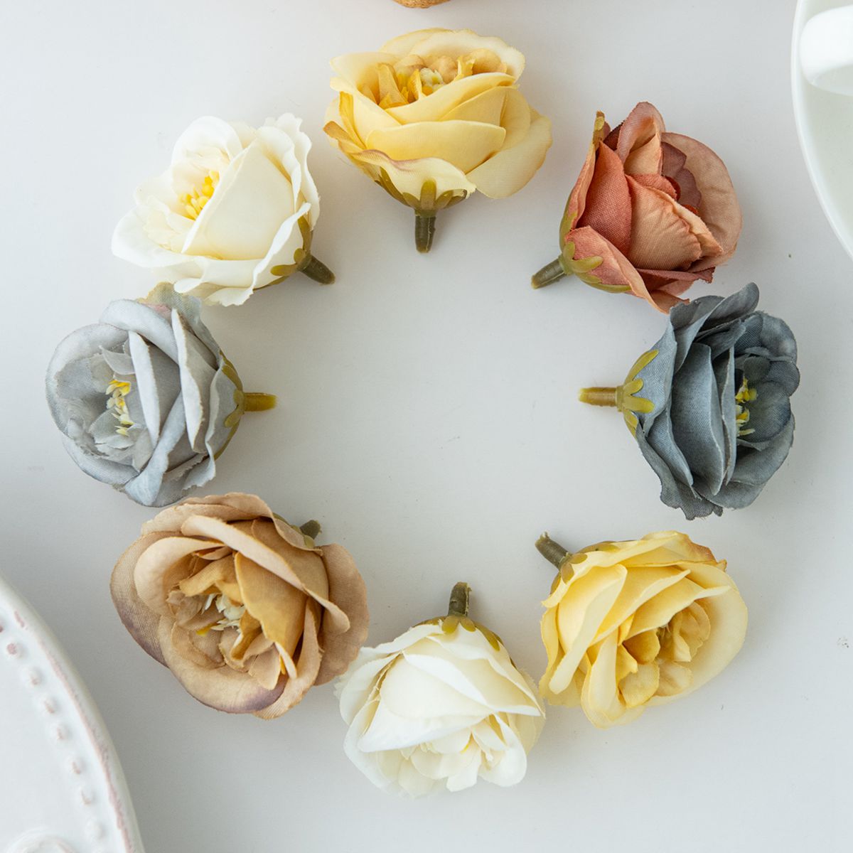 5/10pcs Silk Artificialflower  - огляд і ціна Wedding Favor Box