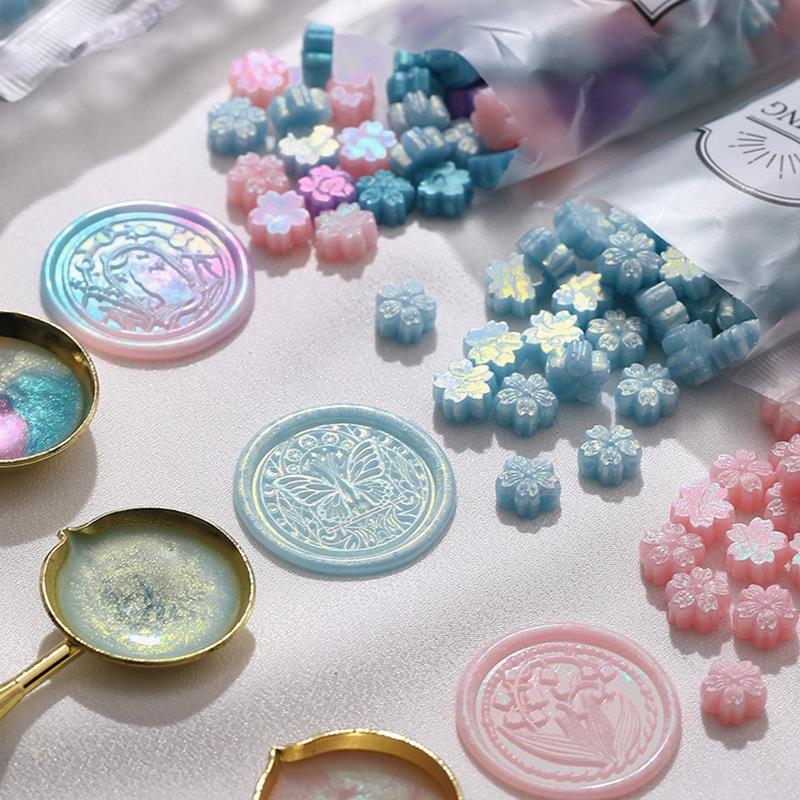 90pcs/bag Glitter Aurora Wax S - огляд і ціна Wedding Sutra