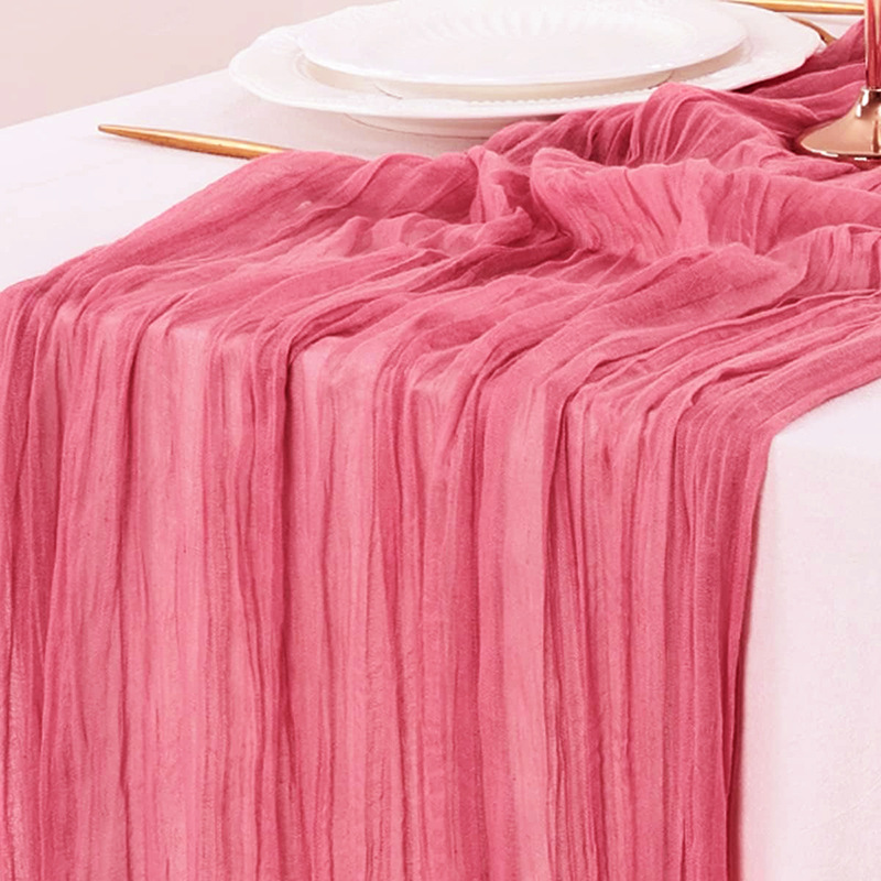 Red Table Runner Gauze Wedding - огляд і ціна Wedding Ceremony Supply
