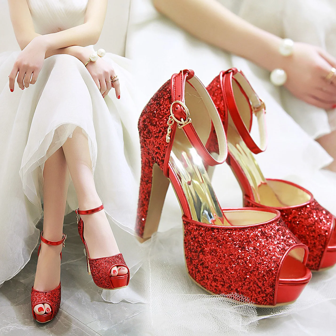 Silver Summer Women High Heel  - огляд і ціна Wedding Super