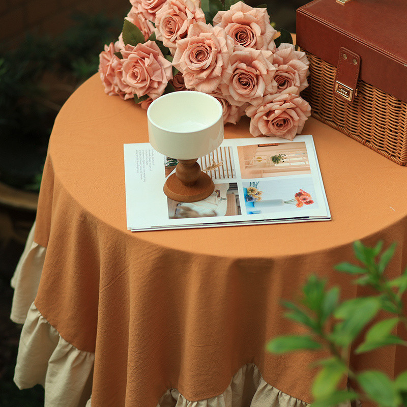 Farmhouse Rustic Ruffle Tablec - огляд і ціна Wedding Ceremony Supply
