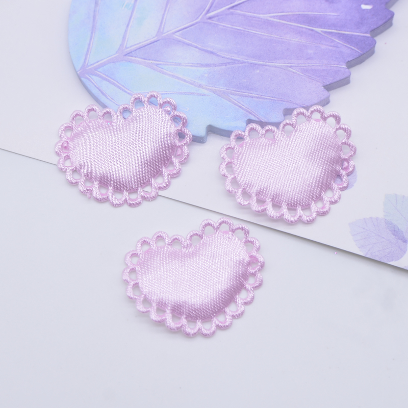 50Pcs 29*24mm Heart Cloth Padd - огляд і ціна Wedding Superstar