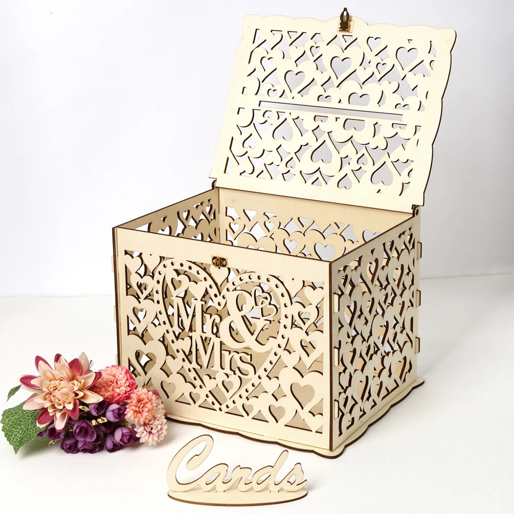 Wooden Wedding Card Box Weddin - огляд і ціна Wedding Sutra