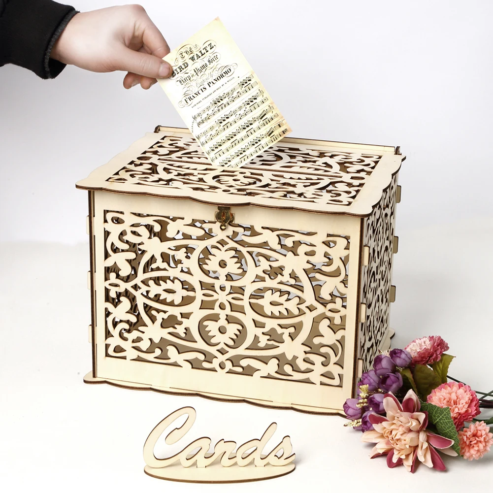 Wooden Wedding Card Box Weddin - огляд і ціна Wedding Sutra