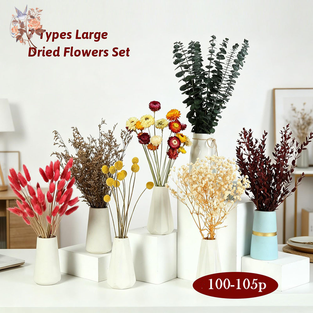 Dried Flowers Bulk Set 7 Kinds - огляд і ціна Wedding Supply In Bulk