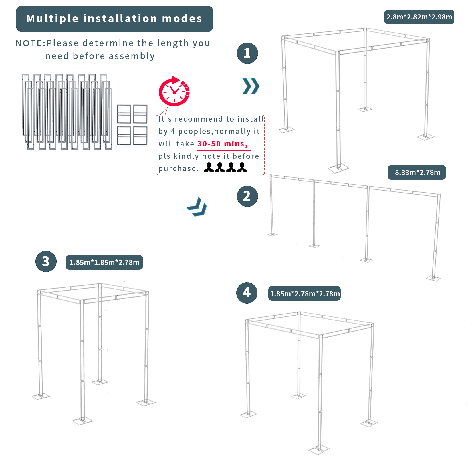 Heavy Wedding Backdrop Stand K - огляд і ціна Wedding Support