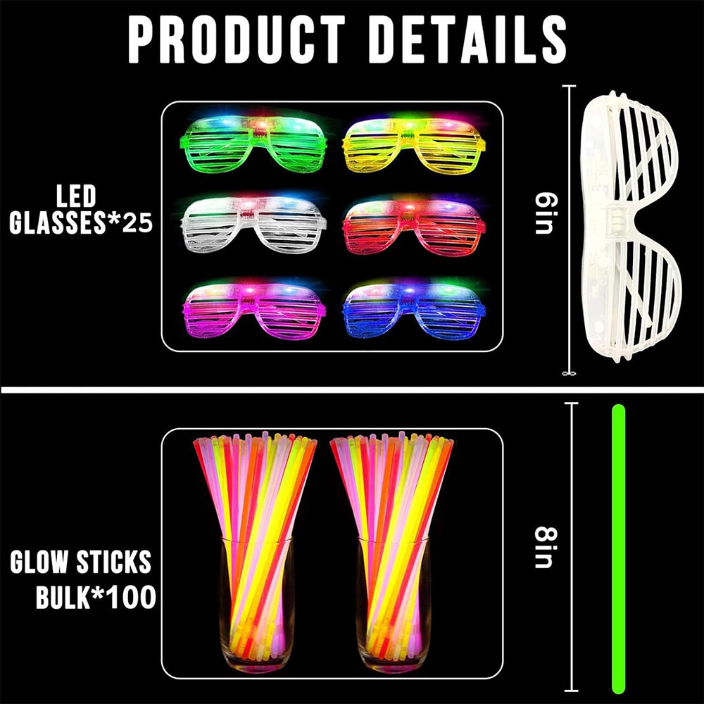 136Pack Glow in The Dark Light - огляд і ціна Wedding Supply In Bulk