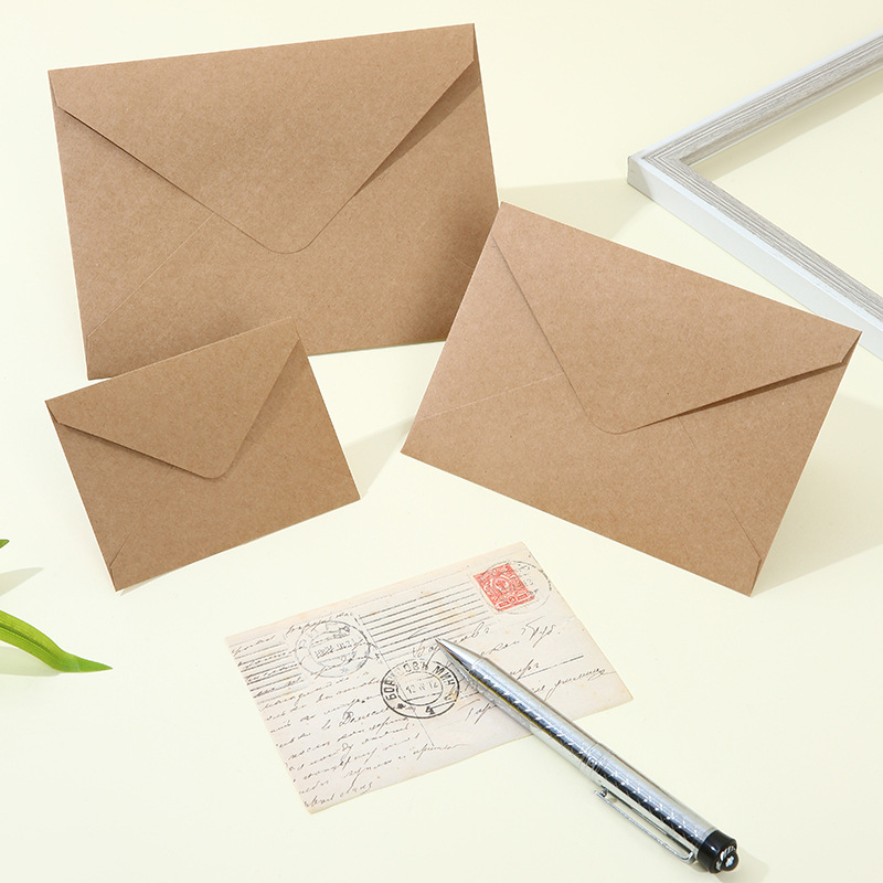 50pcs/lot Envelope 140g Kraft  - огляд і ціна Wedding Supply Business