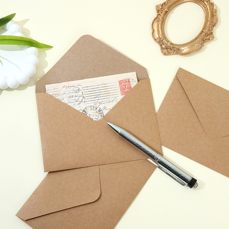50pcs/lot Envelope 140g Kraft  - огляд і ціна Wedding Supply Business