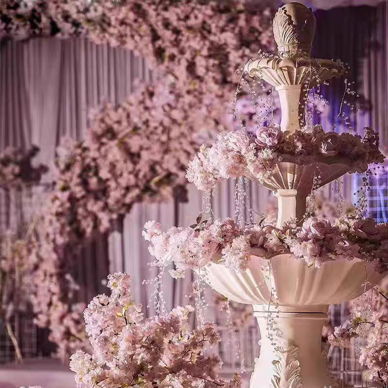 2 meters fiberglass thin fount - огляд і ціна Wedding Fountain