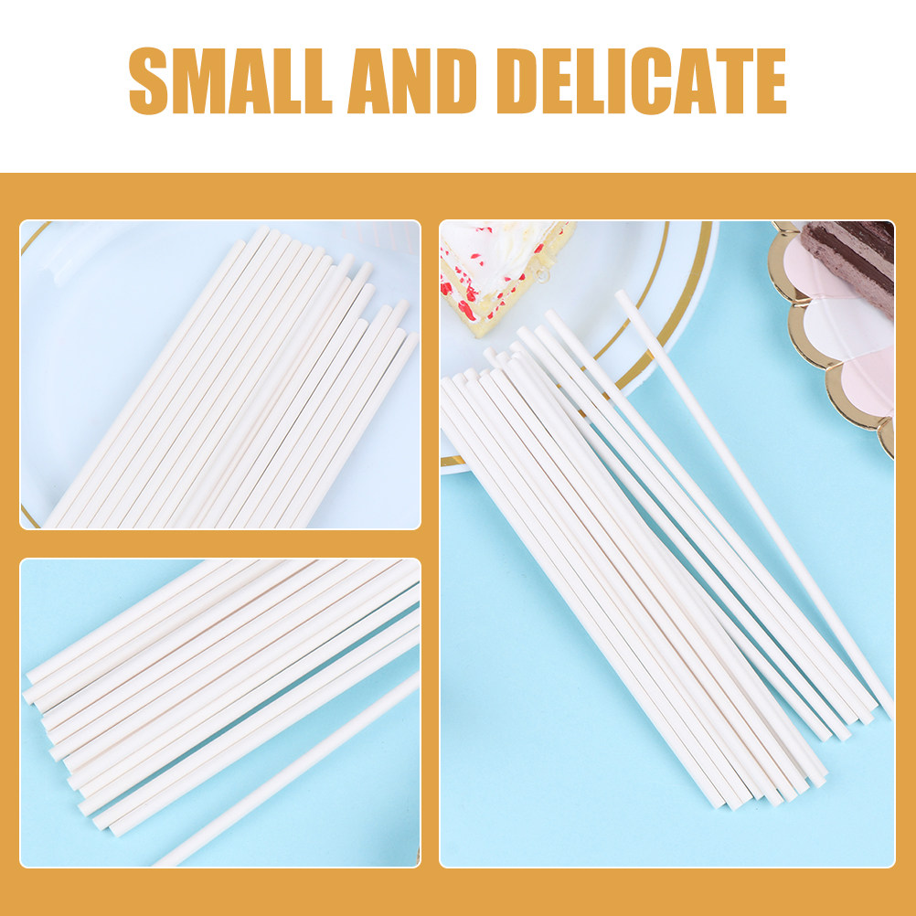 Paper Lollipop Sticks 300 Pack - огляд і ціна Wedding Supply In Bulk