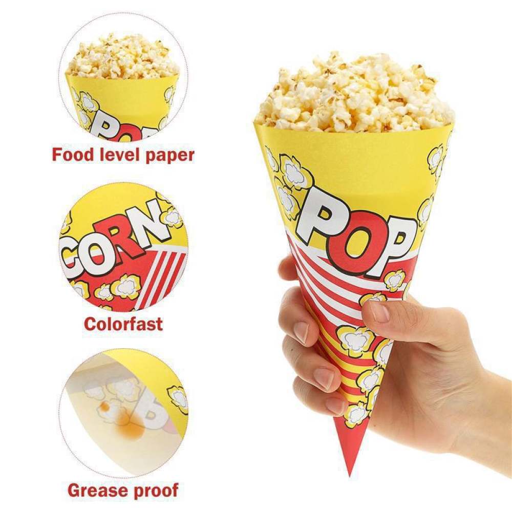 Conical Popcorn Paper Holder T - огляд і ціна Wedding Supply In Bulk