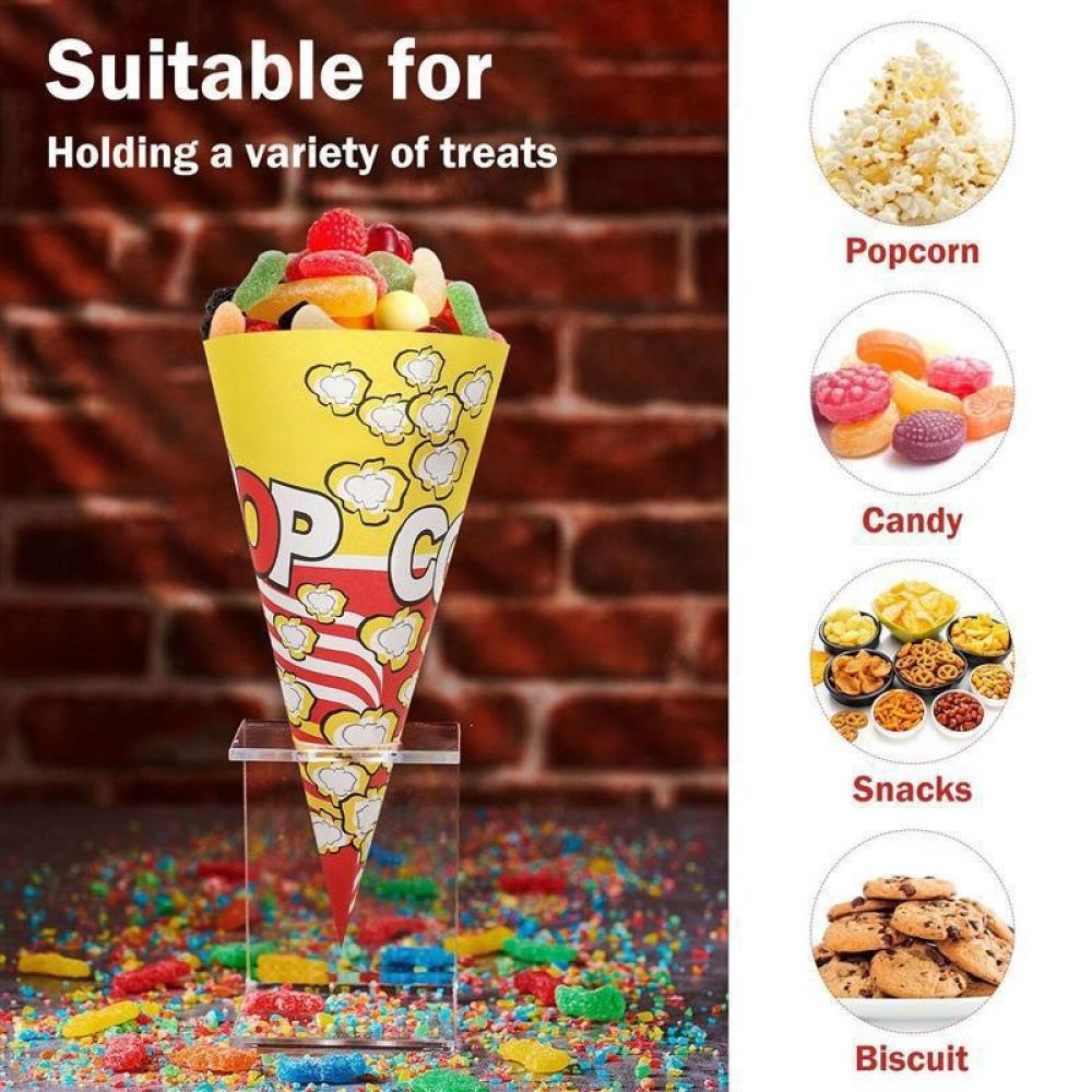 Conical Popcorn Paper Holder T - огляд і ціна Wedding Supply In Bulk