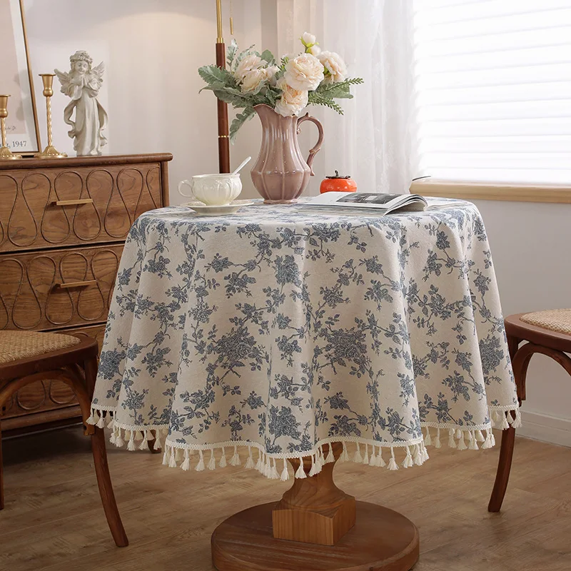 Floral Linen Cotton Tablecloth - огляд і ціна Wedding Ceremony Supply