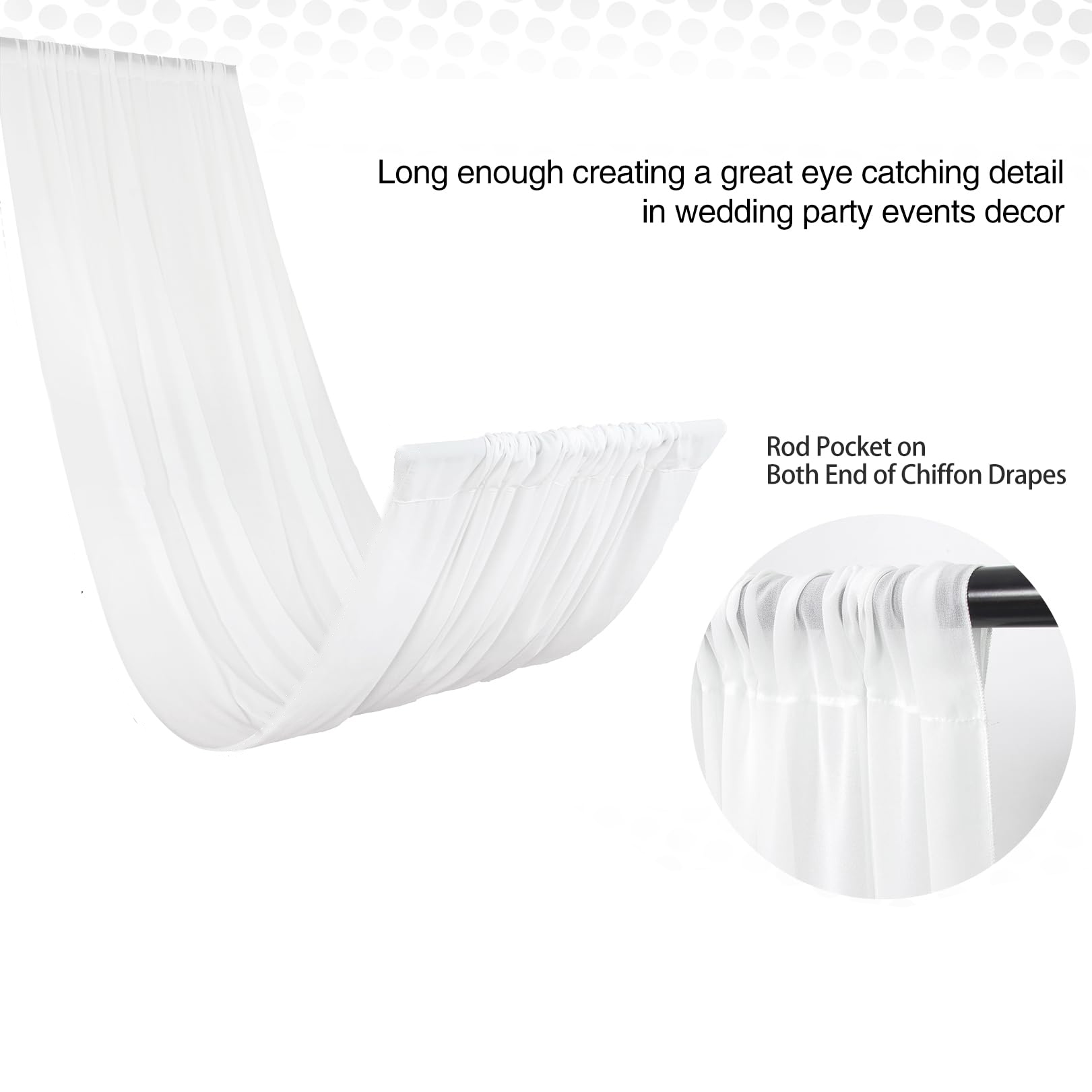 Wedding Arch Ceiling Drape Roo - огляд і ціна Wedding Ceremony Supply