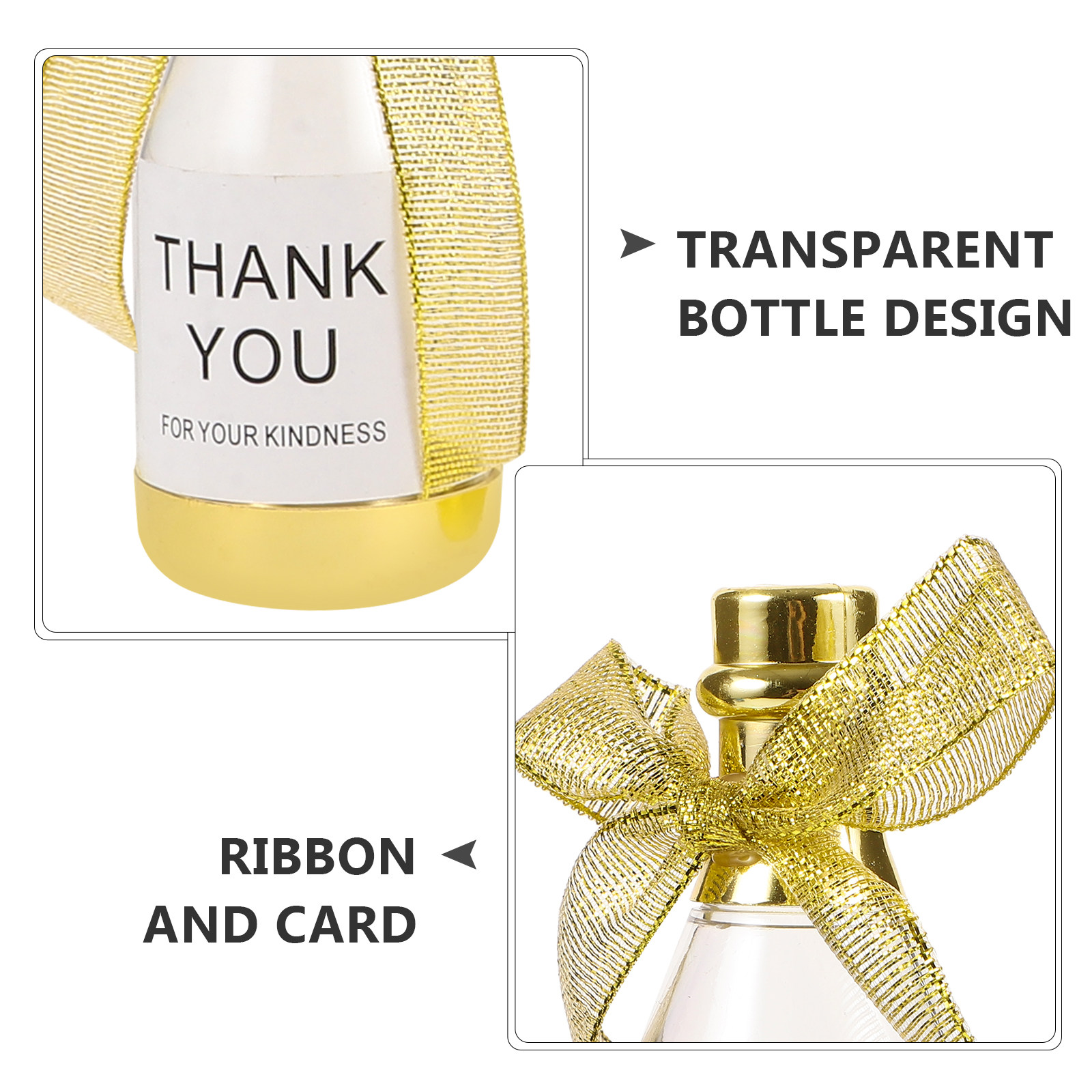 6Pcs Elegant Bottle Style Cand - огляд і ціна Wedding Favor Box