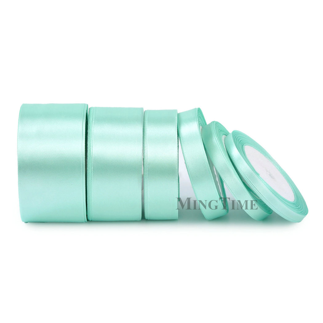 Mint Green Satin Ribbon 25yard - огляд і ціна Bridal Sash Ribbon