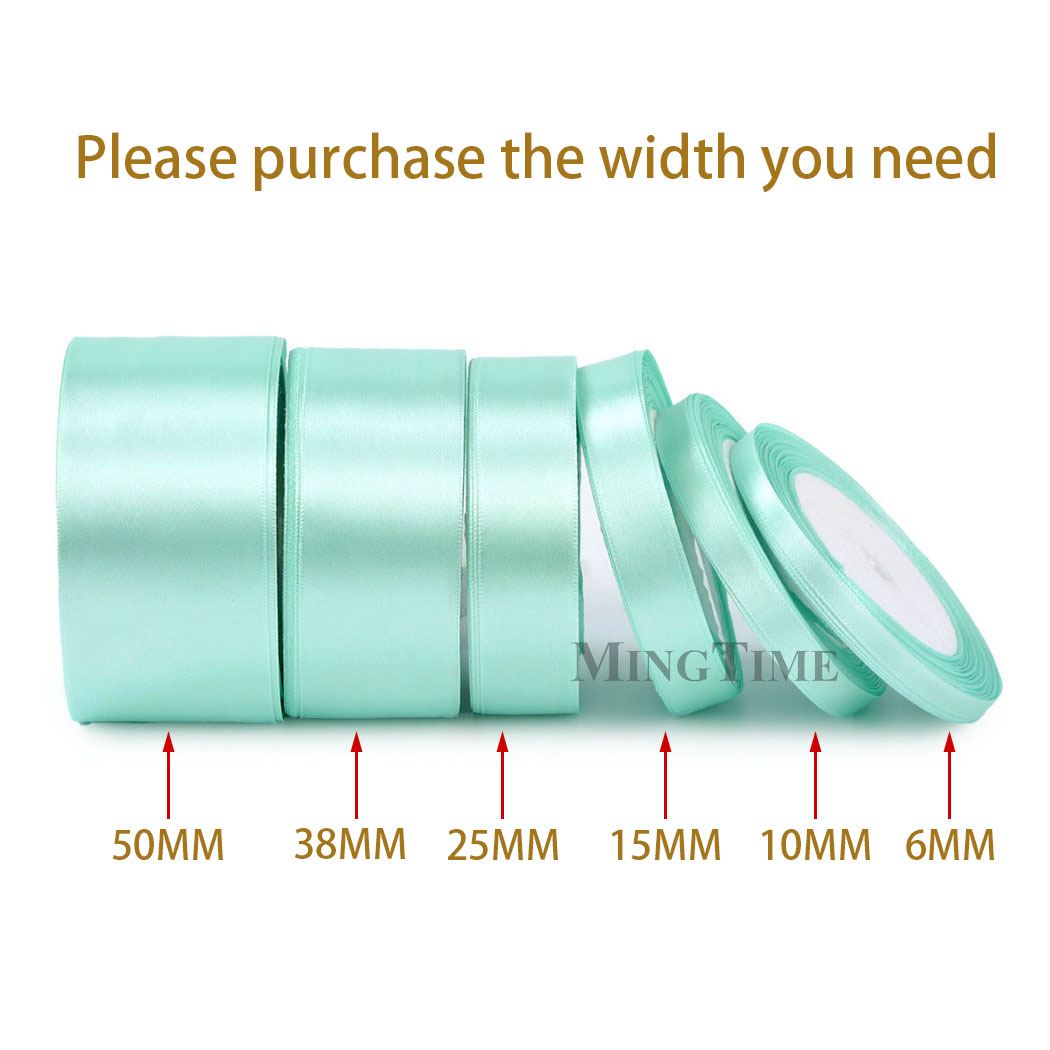 Mint Green Satin Ribbon 25yard - огляд і ціна Bridal Sash Ribbon