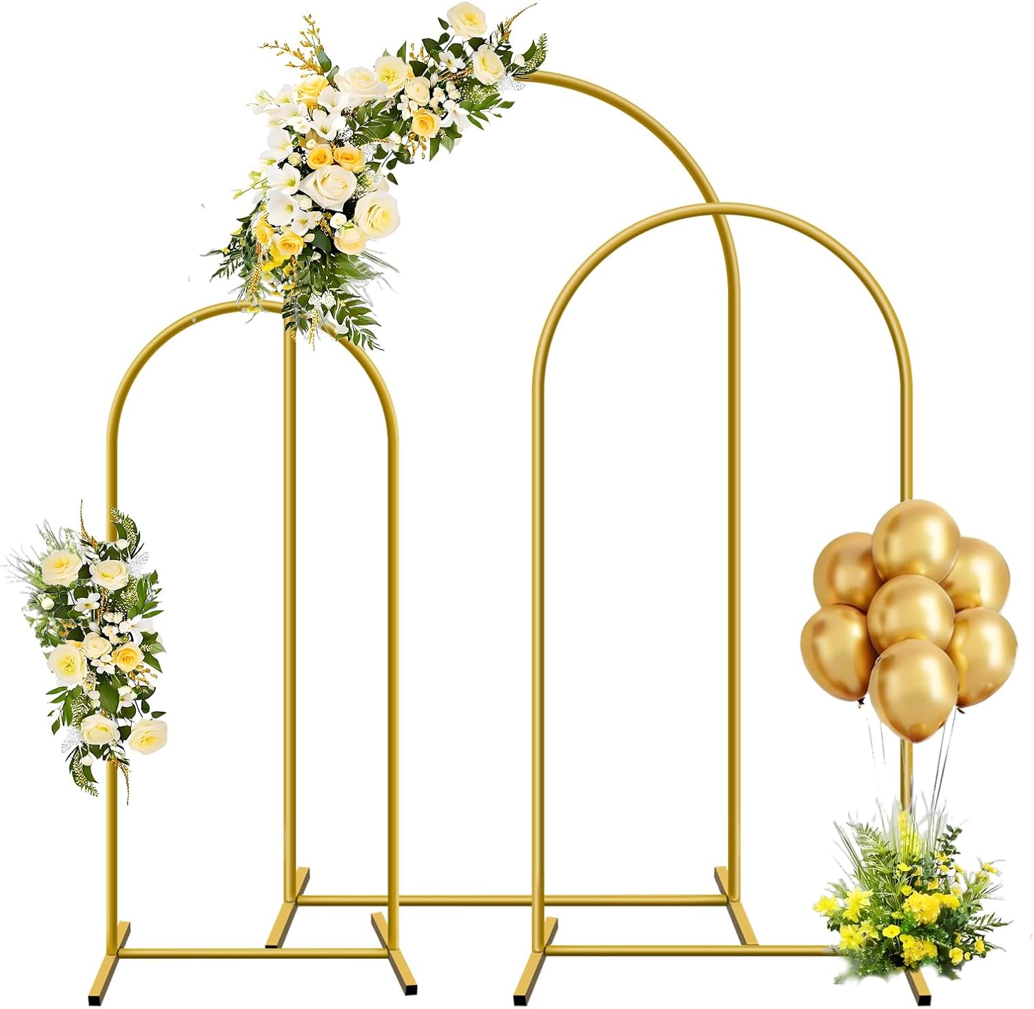 1pc Gold Metal Arch Backdrop S - огляд і ціна Wedding Support