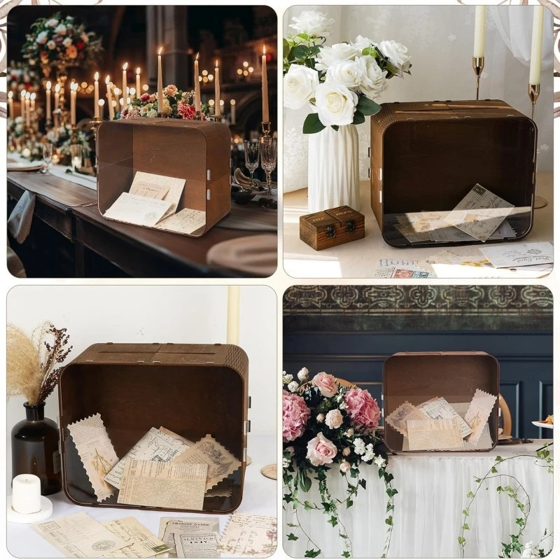 Wooden Wedding Card Box With A - огляд і ціна Wedding Ceremony Supply