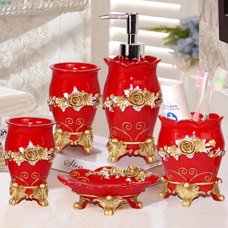 5pcs Fashion Bathroom Supplies - огляд і ціна Wedding Bathroom Supply Kit