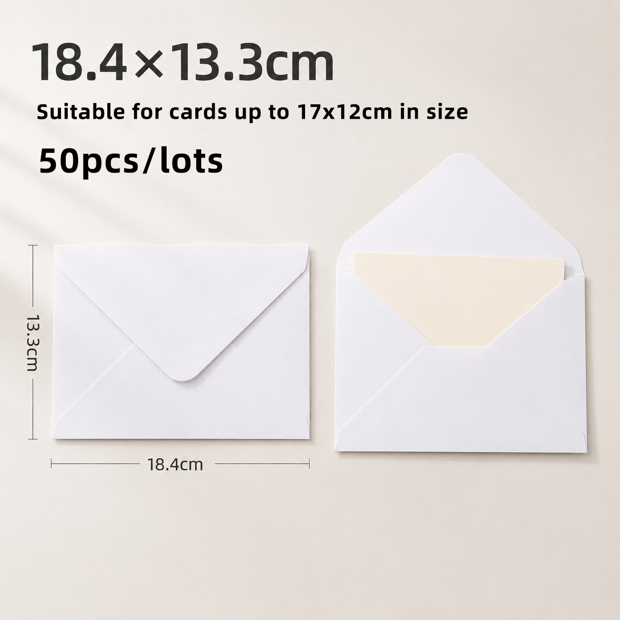 50pcs 150g Paper 18.4x13.3cm E - огляд і ціна Wedding Supply Business