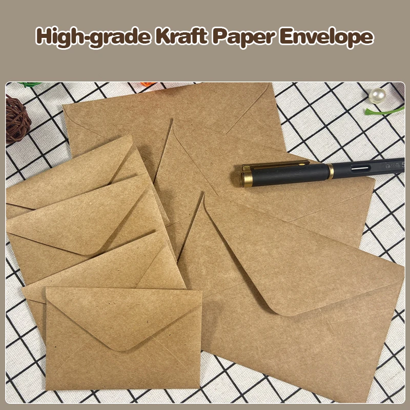 50pcs Kraft Brown Paper Envelo - огляд і ціна Wedding Supply Business